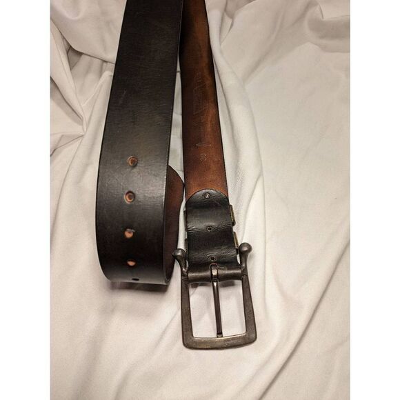 Vintage pennies towncraft soft supple steer hide belt size 30. Equestrian wide b - Picture 10 of 16